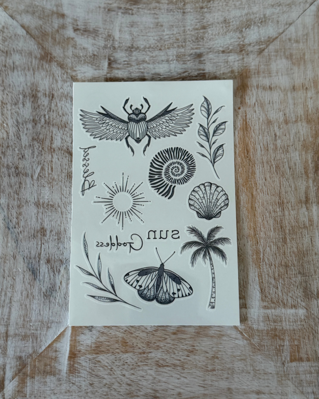 Tatouages éphémères Sun Goddess